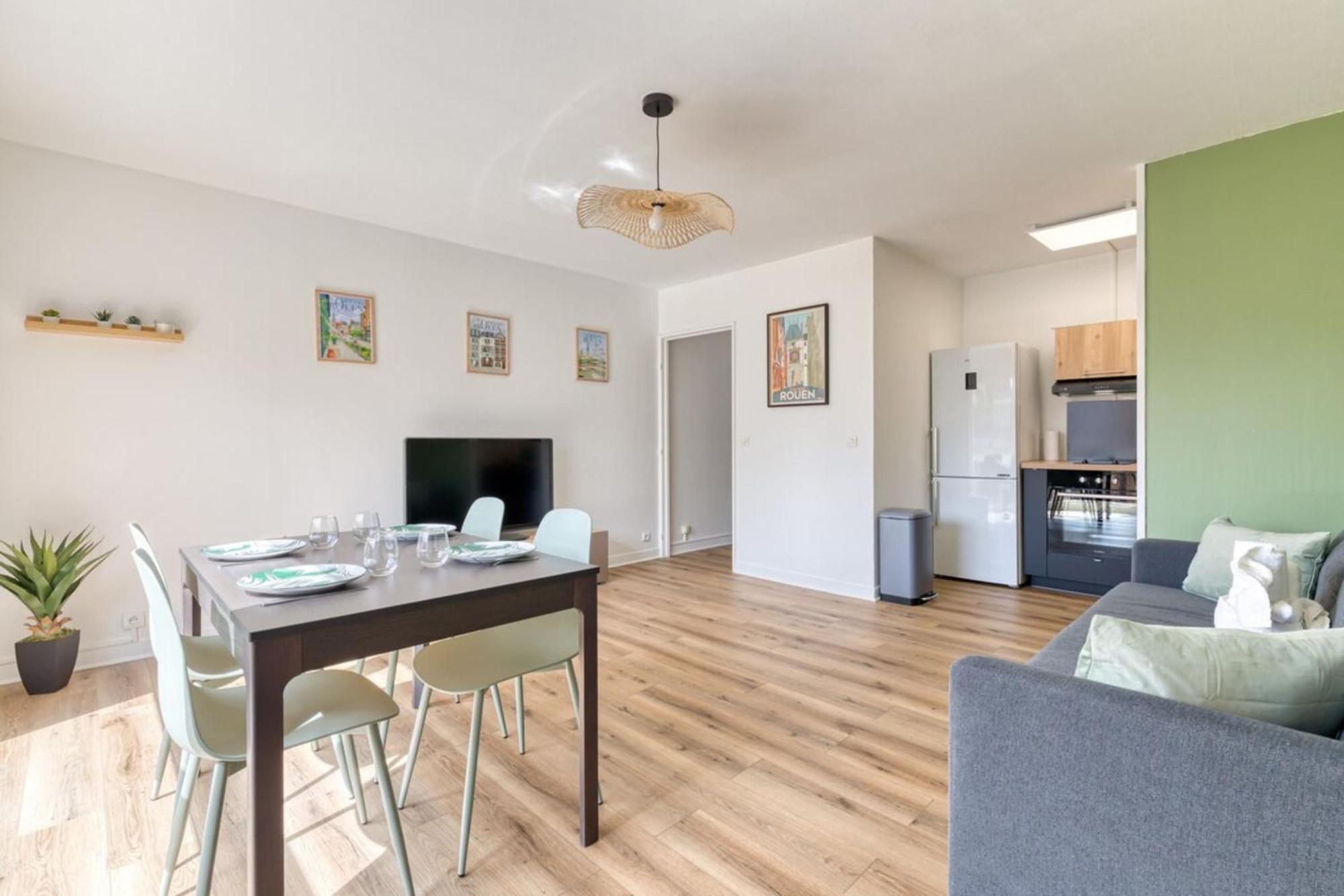 Marine Votre F2 Moderne A Rouen Apartman Kültér fotó